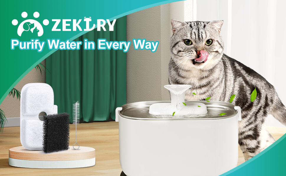 12 Pack Replacement Filters for 2.5L/84oz Dockstream Cat