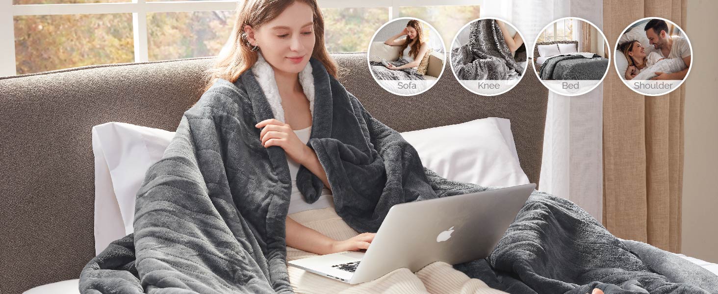 Manta térmica azul marino