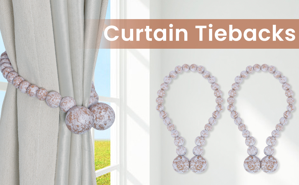 Magnetic Curtain Tiebacks