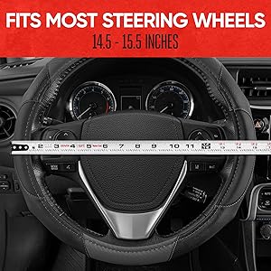 universal fit steering wheel cover