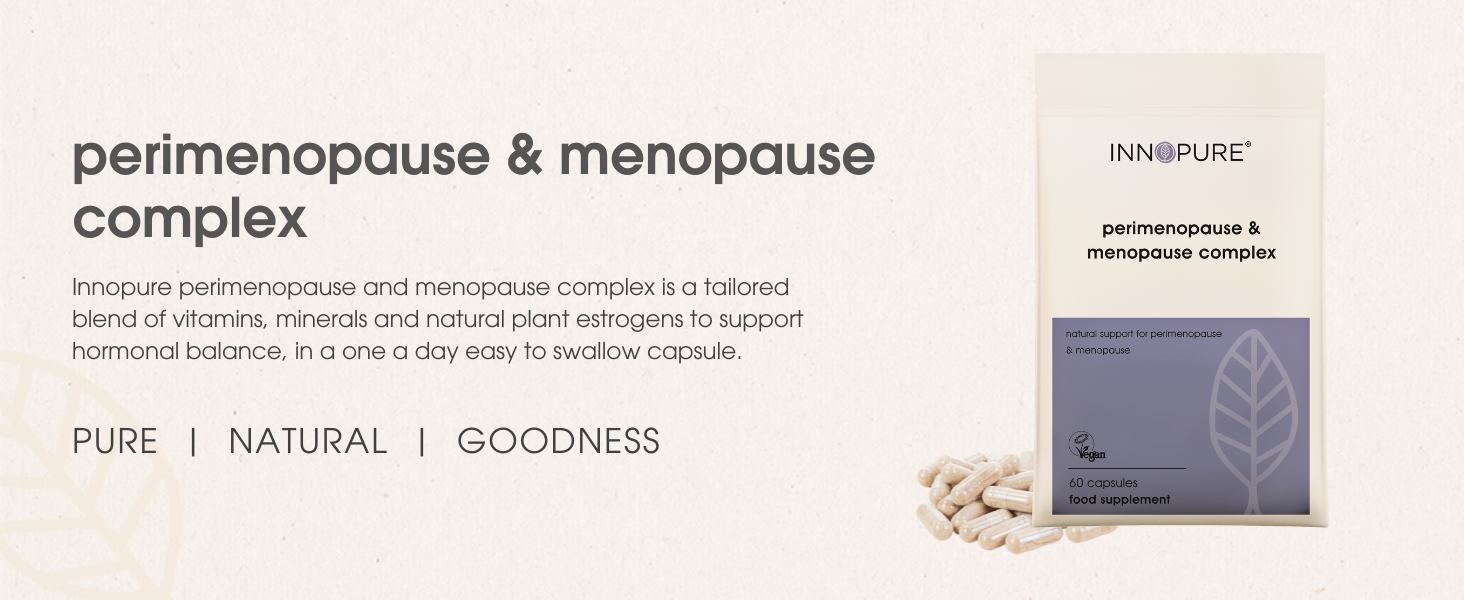 Innopure perimenopause, menopause complex, supplement