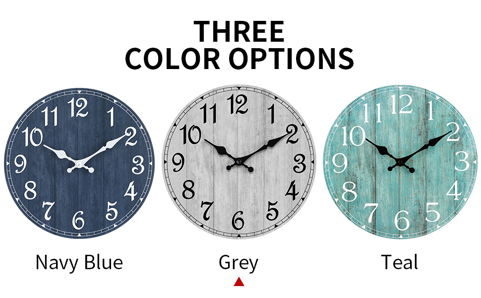 HYLANDA Wall Clock, Rustic Wall Clocks B... 16 wall clock