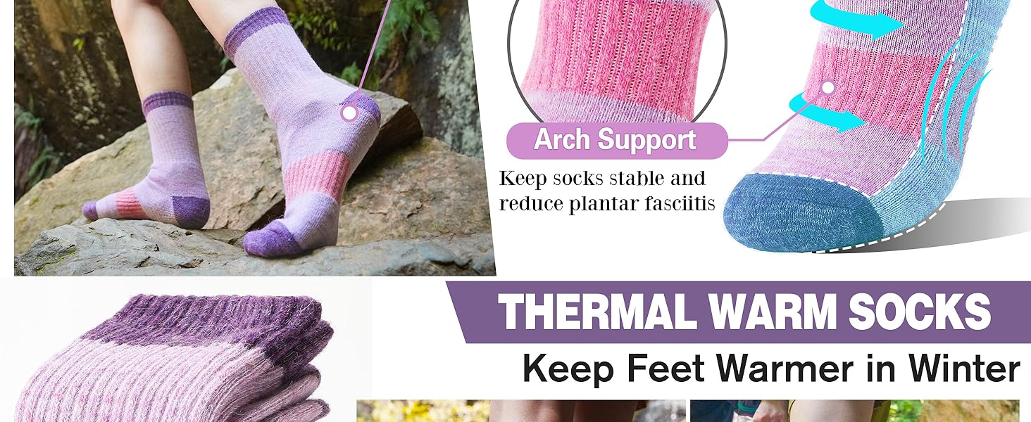 Merino Wool Hiking Socks