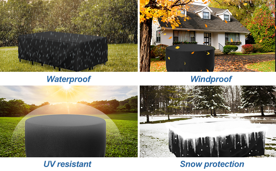 Patio Furniture Covers Waterproof Extra Large 600D