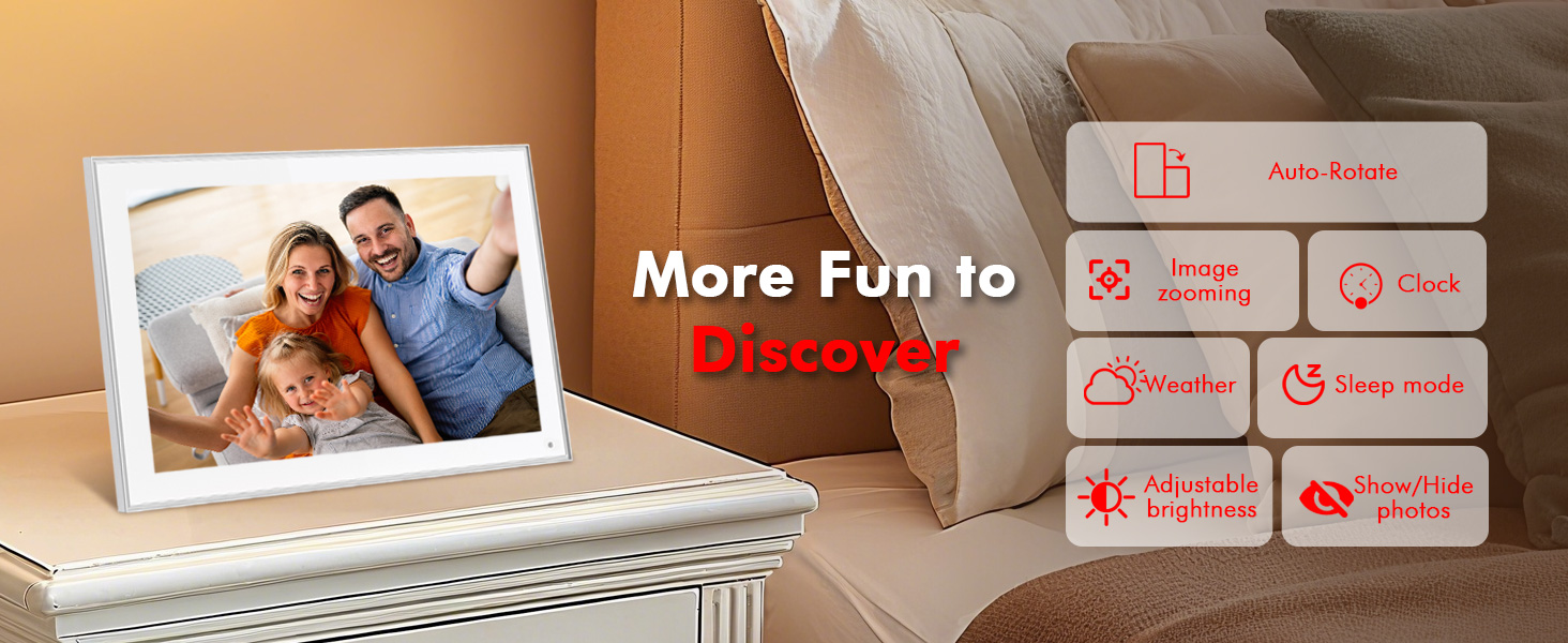 15.6 Inch Frameo Digital Picture Frame