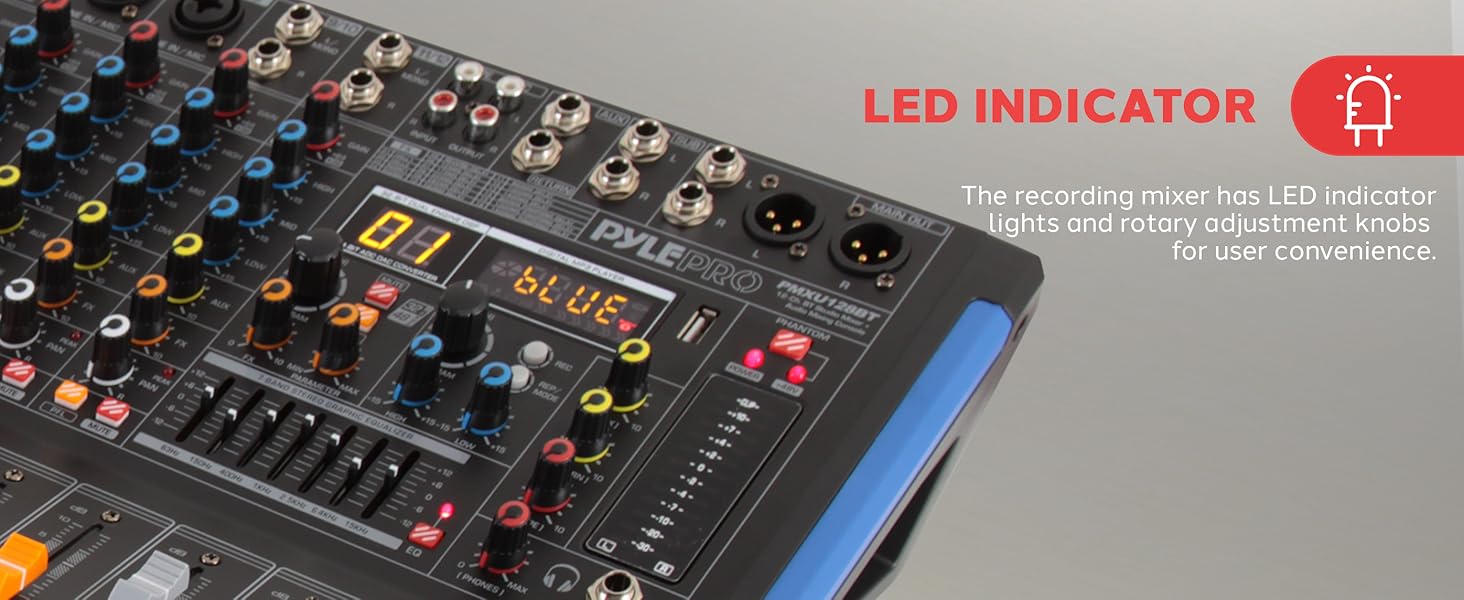 home powered music virtual light console electronic mic gaming headphones battery effects