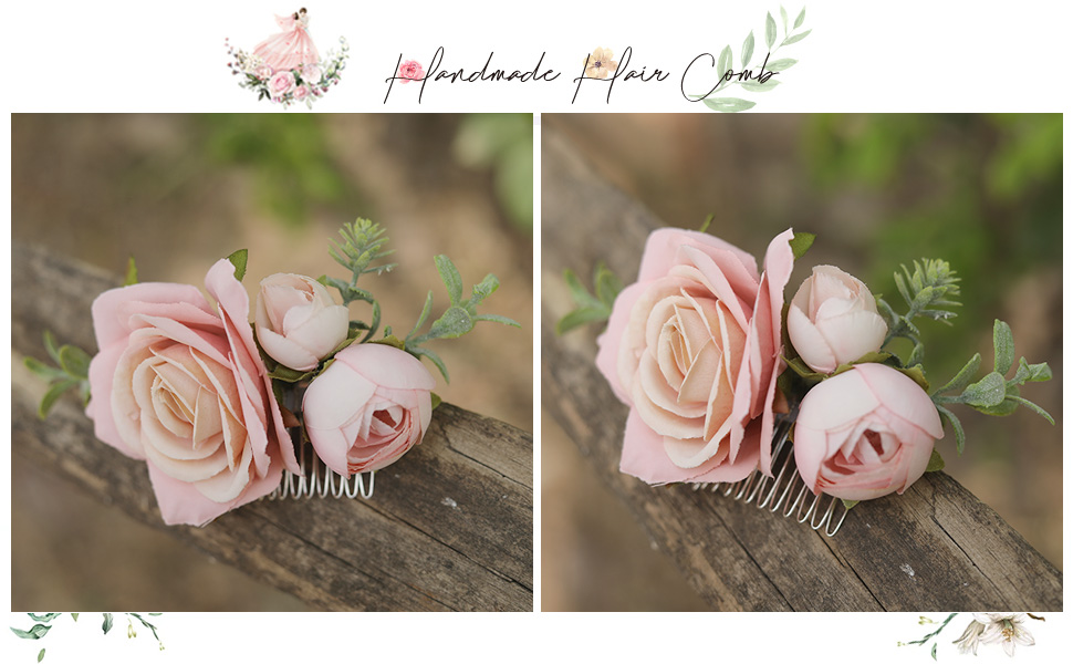 wedding hair flower hair clip hair comb hair accessories women wedding hair accessory