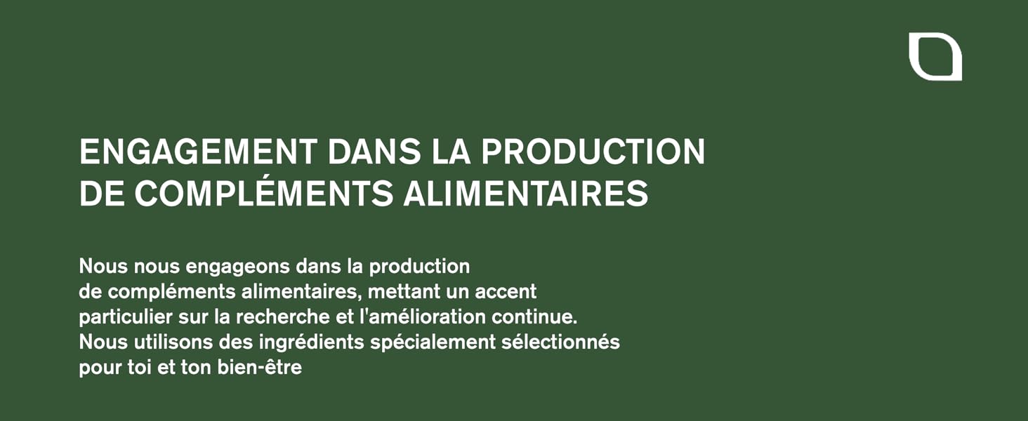 Production de compléments alimentaires