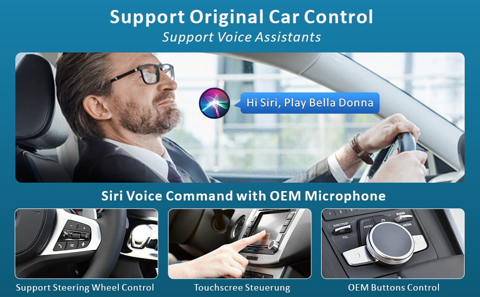 2023 Wireless Carplay Adapter, Plug and Play Apple Carplay Drahtloser