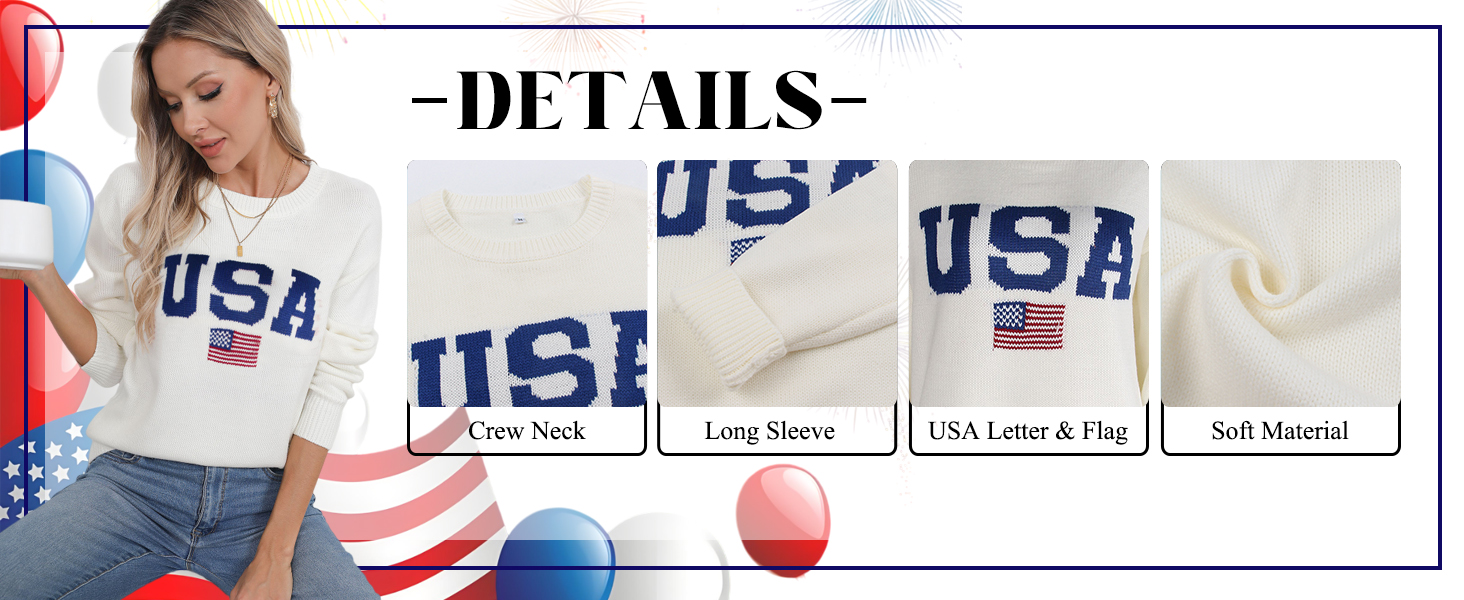 usa flaf sweater