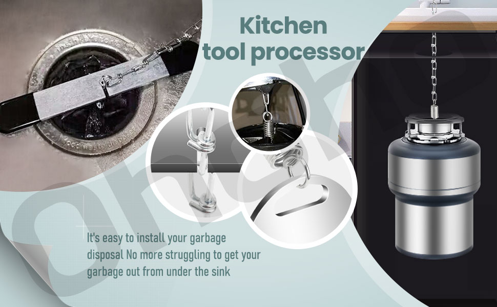 Garbage Disposal Installation Tool for Incinerator, KUPPET, Whirlaway