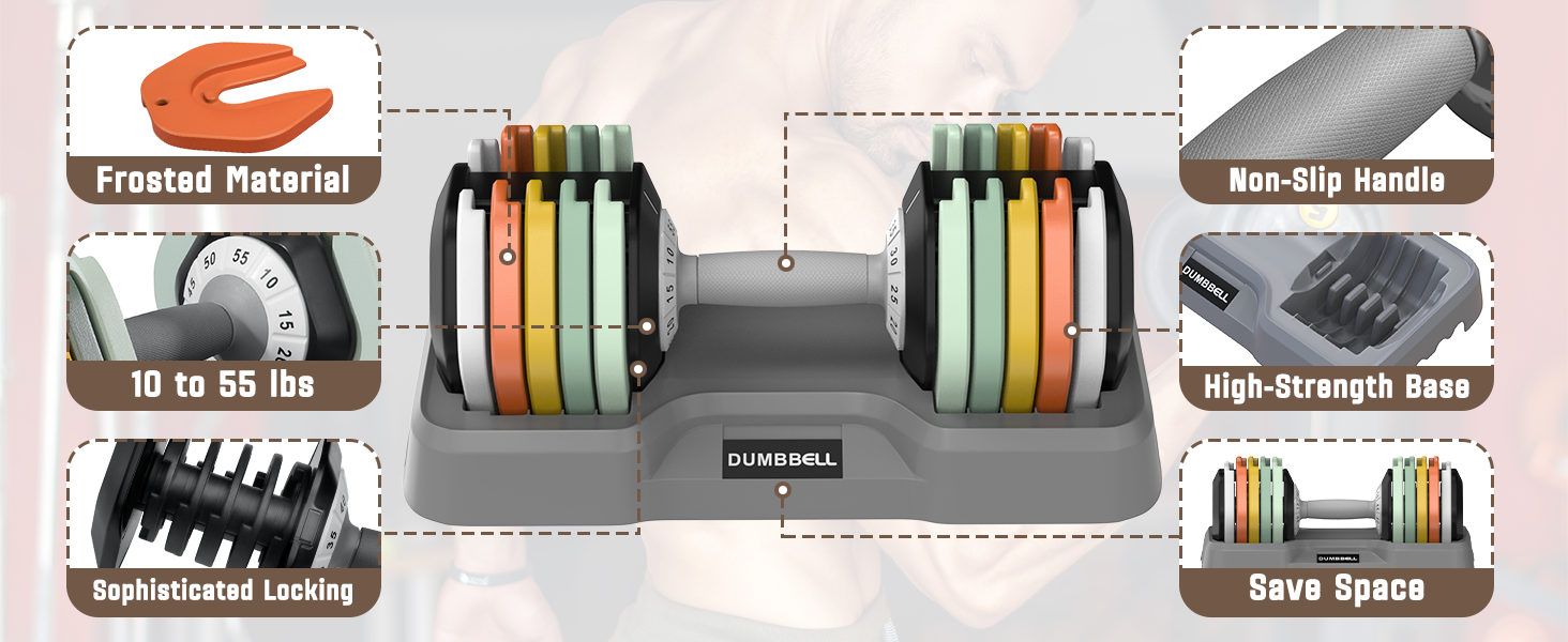 Adjustable Dumbbells Set of pair
