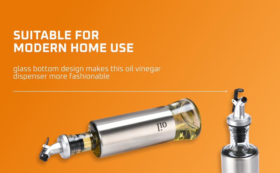 Bruntmor Kitchen Oil Dispenser Olive Oil Dispenser Spout