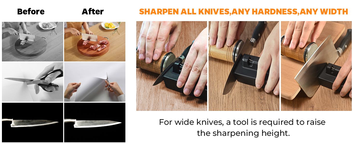 Rolling Knife Sharpener Knife Sharpening Kit with