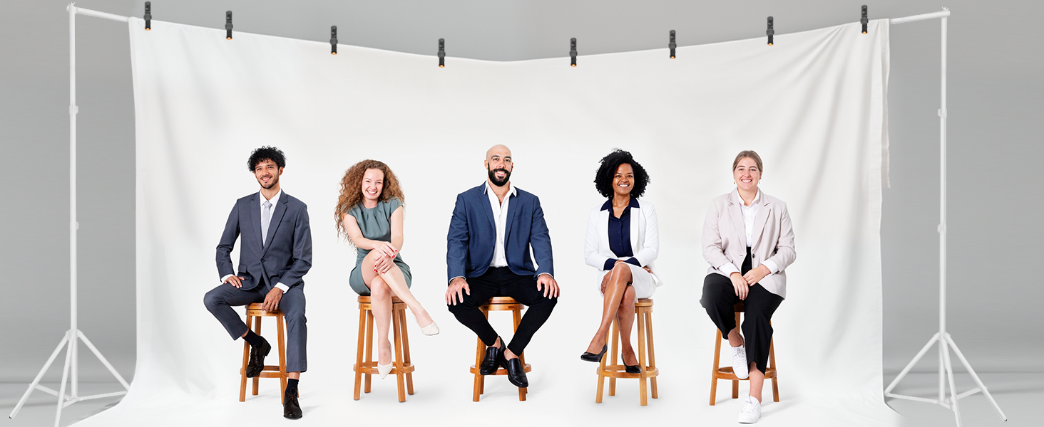 EMART Backdrop Stand, 20x7ft(WxH) Large Adjustable