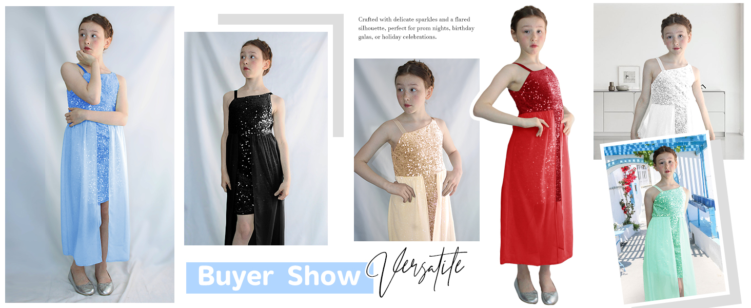 Girls Sequin Dresses
