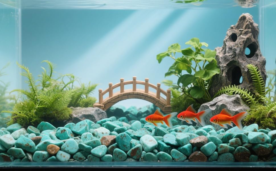 Aquarium Gravel Vase Filler Decor Stone