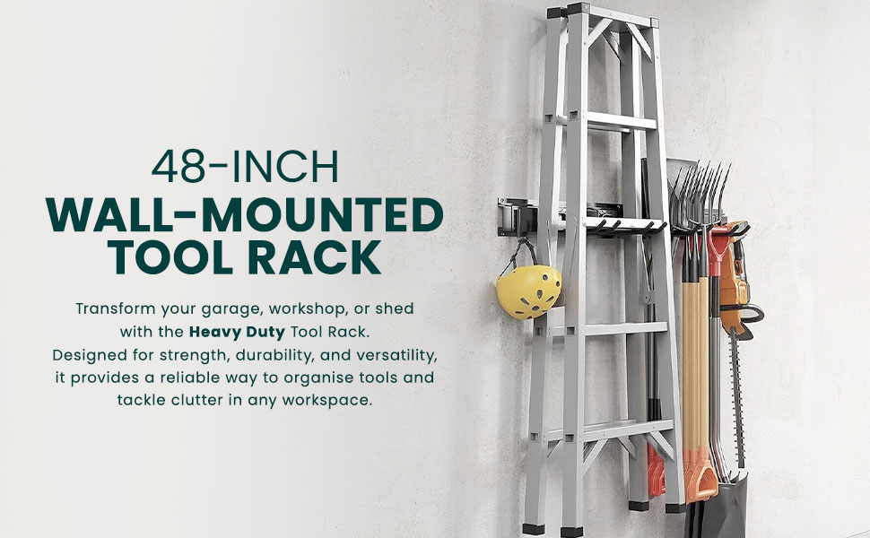 Estante de herramientas de garaje resistente de 48 pulgadas