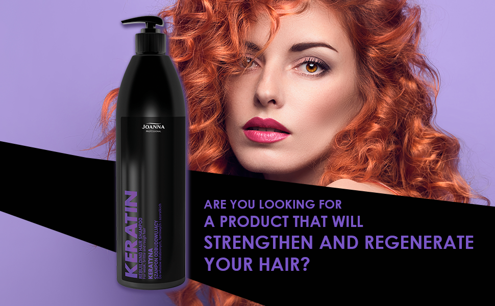 Joanna Professional Keratin Shampoo Shampoo with Keratin for Brittle