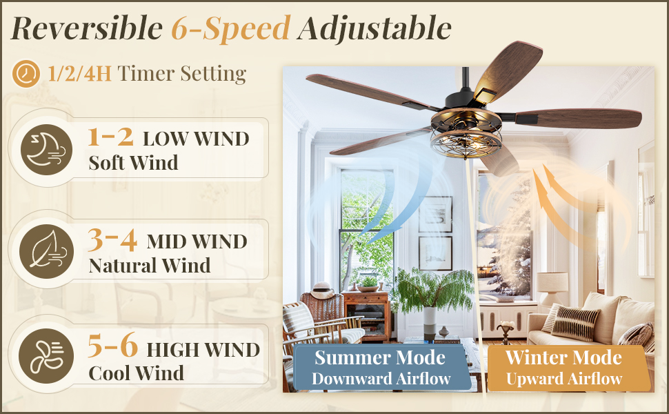 farmhouse ceiling fan