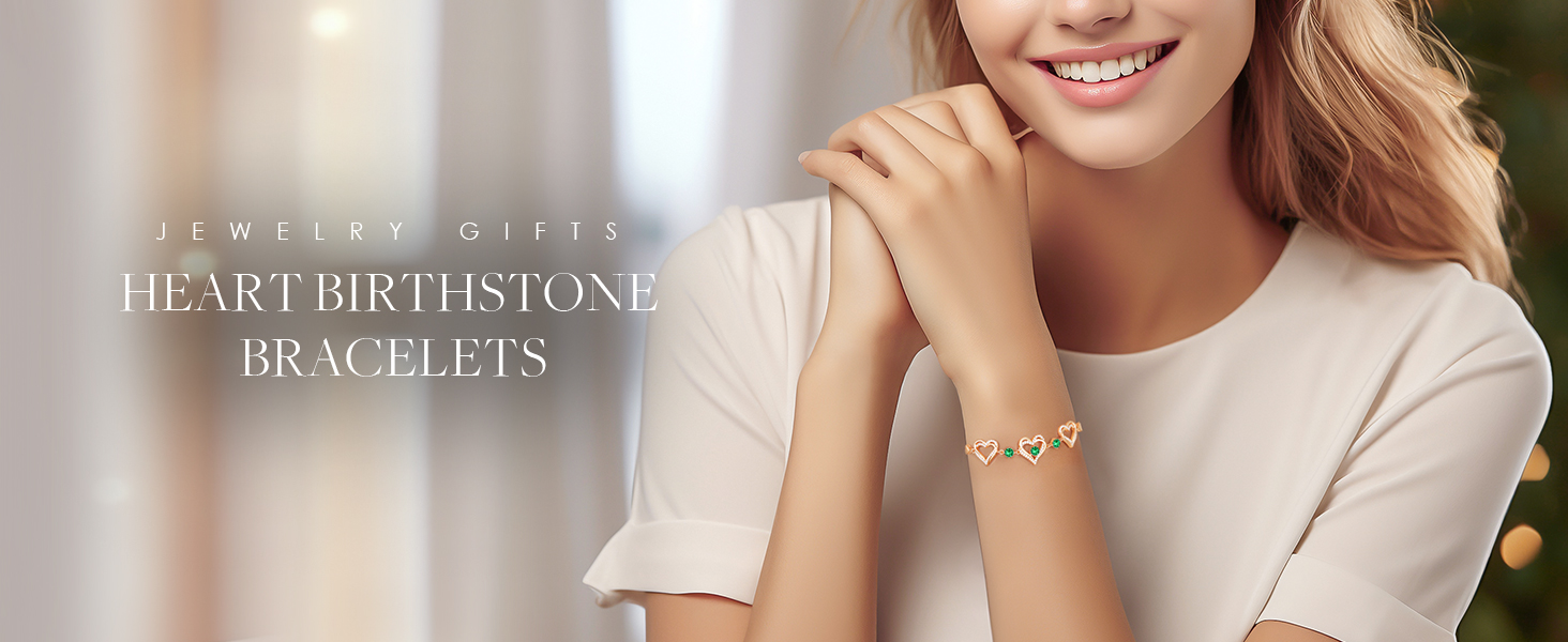 birthstone bracelet for women
