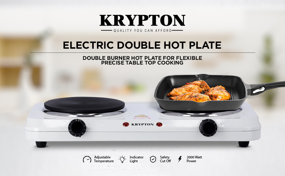 Krypton Hot Plate with Overheat Protection Model No KNHP5306 with 2