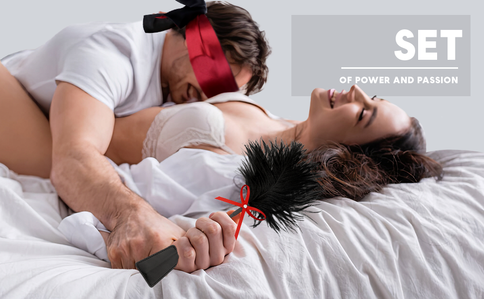 sex eye mask blindfold adult feather tickler crop bedroom play women sleep