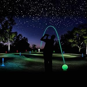 Enjoy a game of golf even in the darkest night