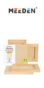 wooden canvases