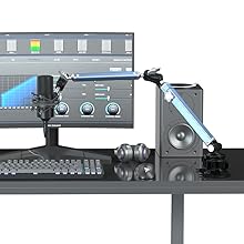 radiao station mic boom arm