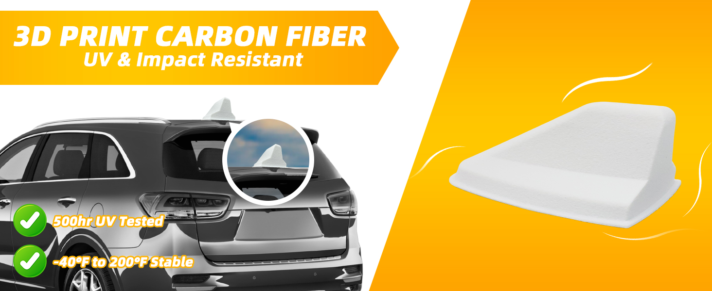 Shark Fin Antenna for Kia Sorento 2016 2017 2018 GPS Antenna Repair Cover (White)