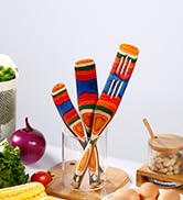 colorful spoons spurtles