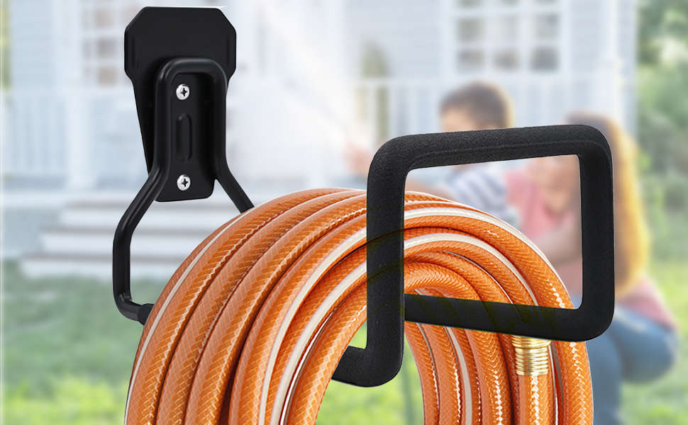 TiKeTaoKe Garden Hose Holder Hanger Wall Mount, 2Pack
