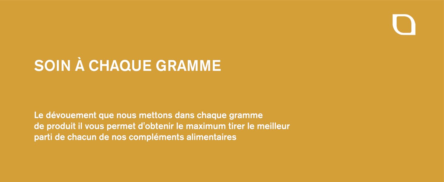 Des soins dans chaque gramme