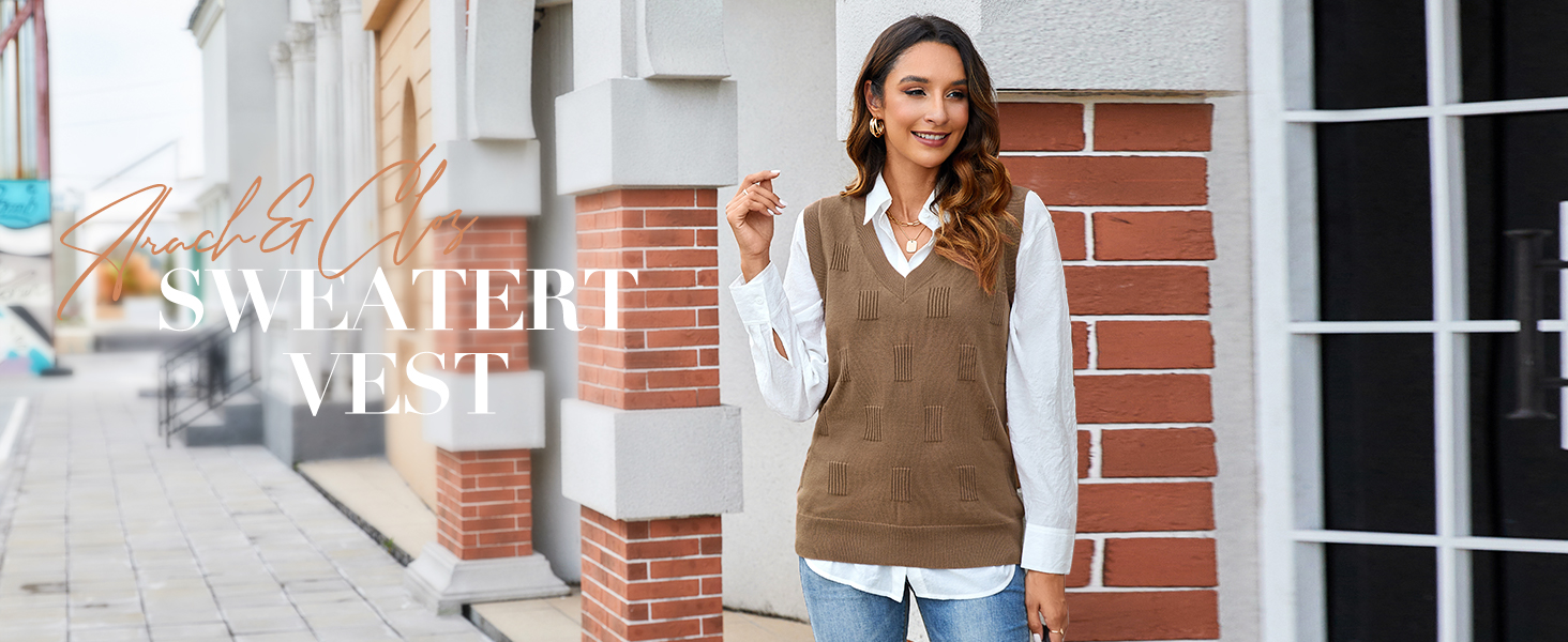 fall summer sweater vest women