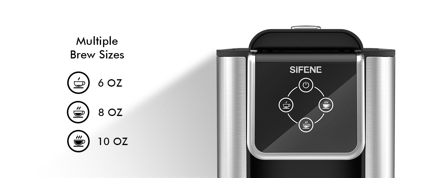 SIFENE Single Serve Coffee Machine, 3 in 1 Pod Coffee Maker