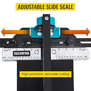 VEVOR Coupe Carrelage Manuel 1200 Mm Coupe-Carreaux, Epaisseur De Coupe 6-15 Mm Coupeur De Carrelage Reglable Robuste Avec Positionnement Laser Professionnel Pour Couper Ceramique Carreaux Porcelaine 18 Coupe-carreaux de 1200 mm