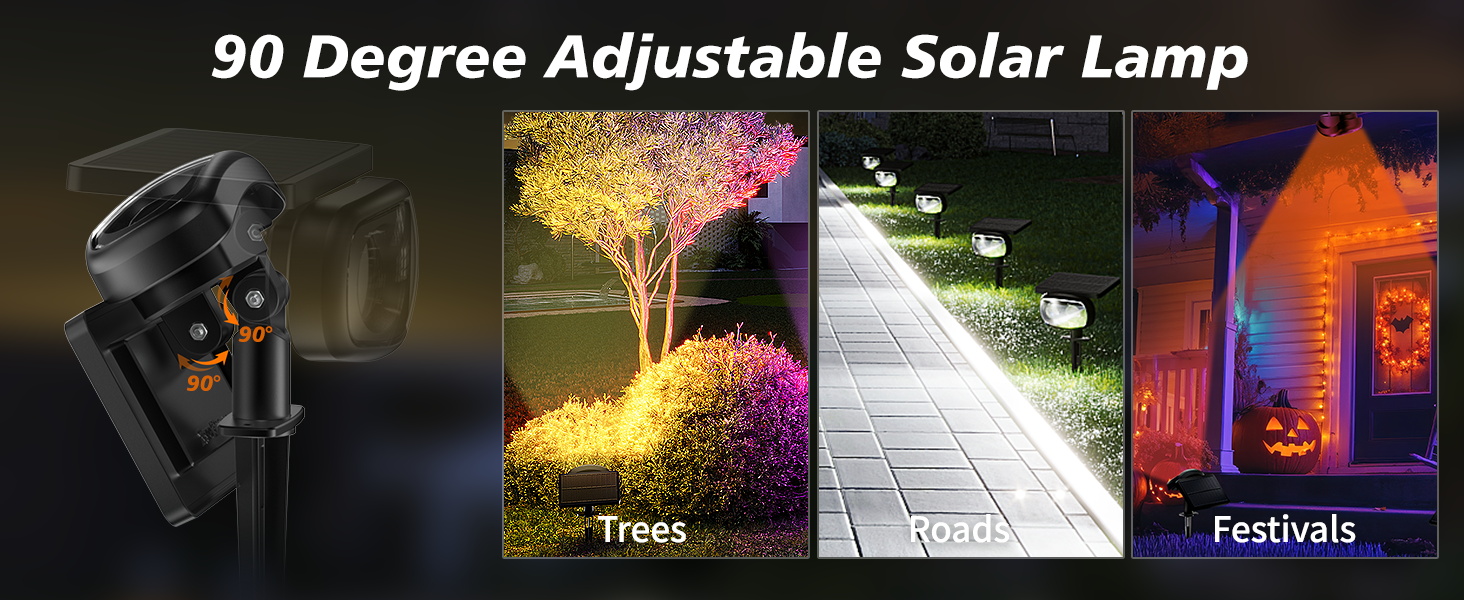 solar lights outdoor garden
