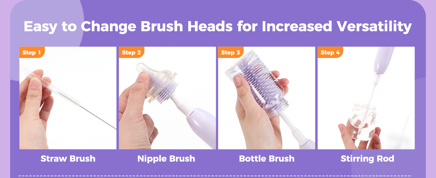baby bottle brush set