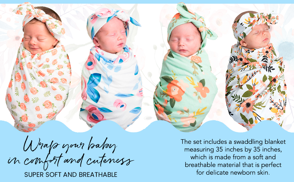 DOUBLE THE SPRINKLES Swaddle Blanket Heavenly Softness