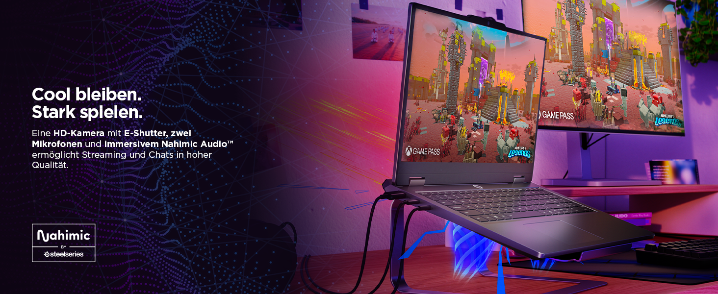 Der Text lautet „Coole Küche. Stil im Inneren.“ Serie minimalistischer Kücheninterieurszenen mit sanfter Beleuchtung und modernen Geräten, die zeitgenössische Designästhetik zeigen.