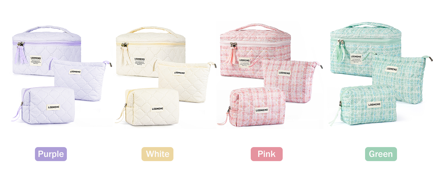 lodmemo makeup bag set for women girls