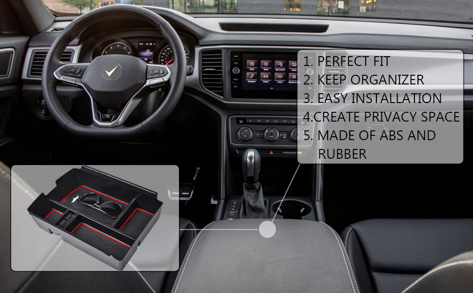 TACOBRO Center Console Organizer Tray Compatible with Atlas