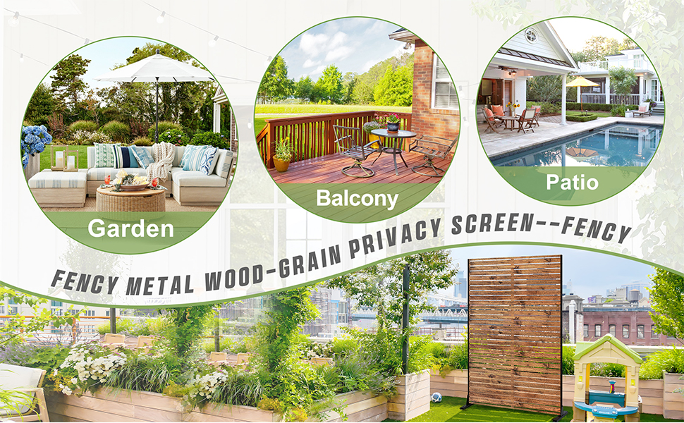 decorative privacy screen