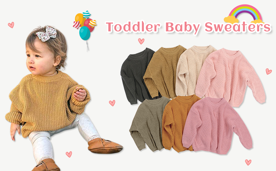 toddler baby girls boys oversized sweaters sweatshirts