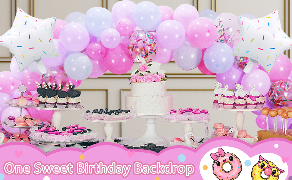 Crenics Sweet One Birthday Party Decorations Cute Sweet One Birthday