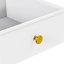 white desk with drawers