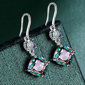 Amazon.com: Mystic Fire Topaz Sterling Silver Dangle