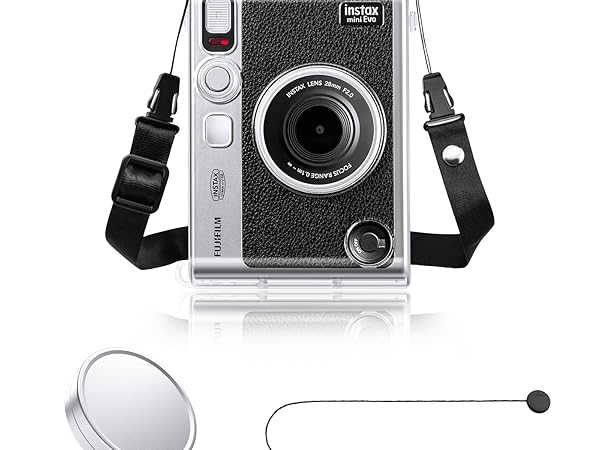 ★クイックスイッチアダプター/ケース/ レンズキャップセット★【美品】 Amazon | Rieibi instax mini evo 360°フル保護アクセサリー、実用的な