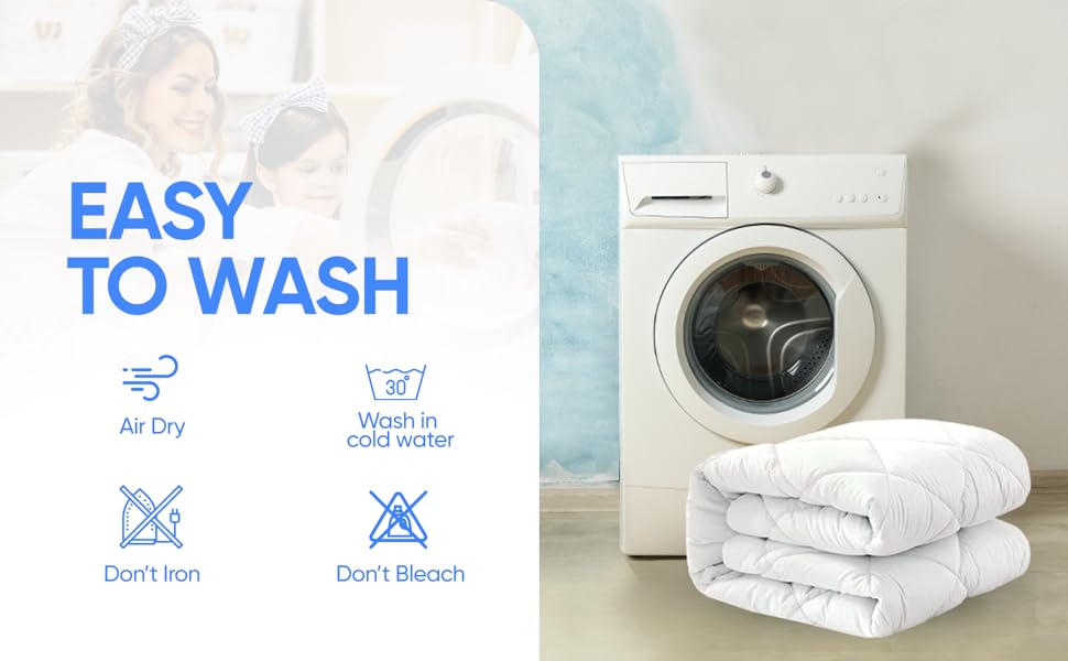 YASMIN Full Mattress Topper Deep Quilted Mattress Cover